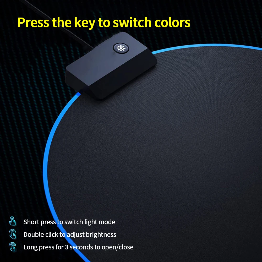 

Wristband Luminous Deskmat Gaming Table Pads Mats Rubber Mat Cs Dota Mouse Pad With Backlit Computer Colorful Rgb Led Light