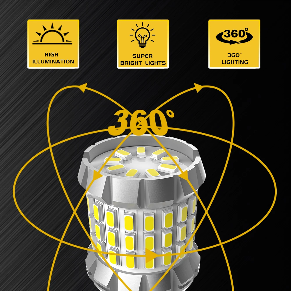 BMTxms 2 шт. 1156 BA15S P21W Светодиодная лампа заднего света 921 T15 W16W автомобильная