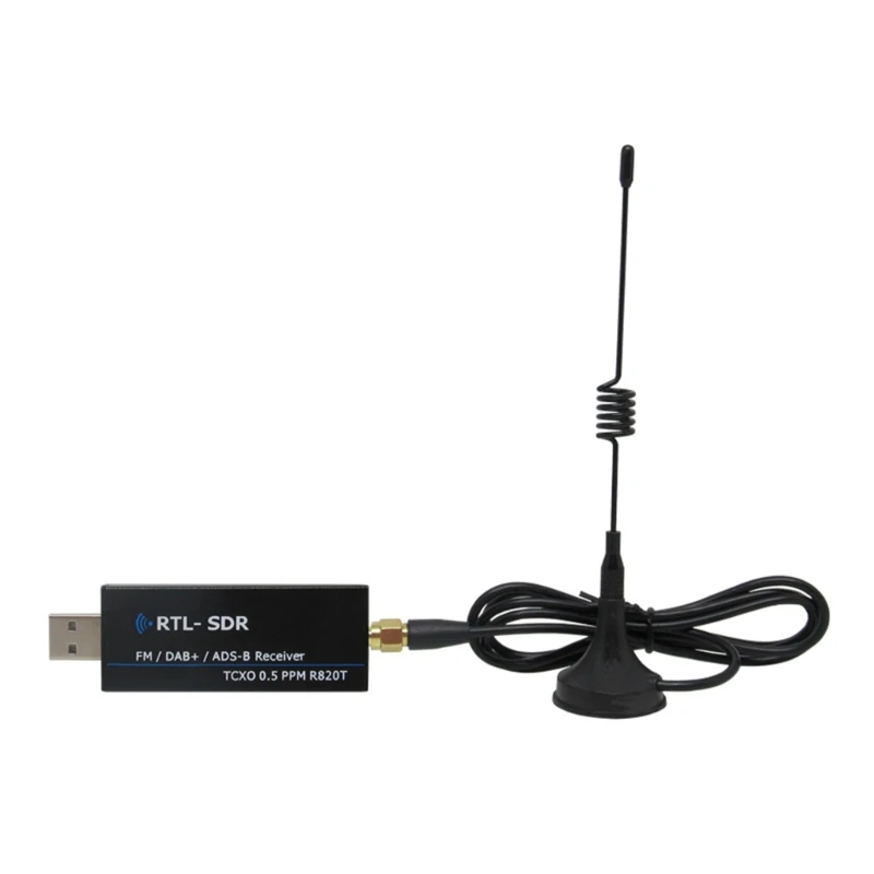

2022 Новый SDR-приемник с полным диапазоном частот 100 кГц-1,7 ГГц, программный радиоприемник с USB-кабелем