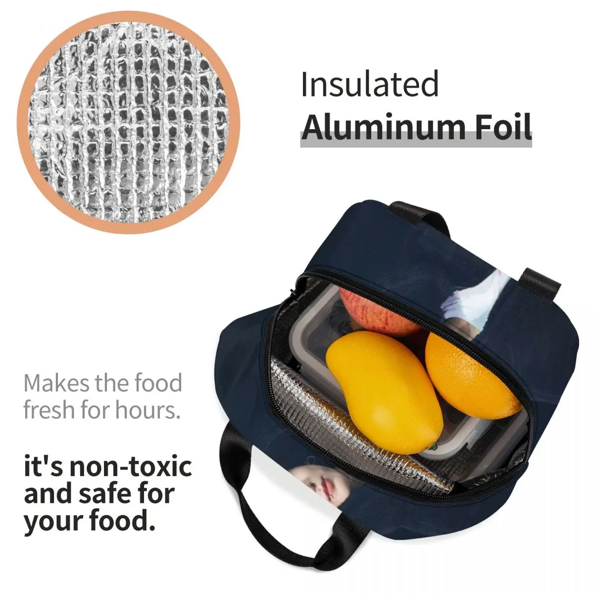 Сумки для обеда с концертом Jungkook изолированная коробка бенто водонепроницаемая