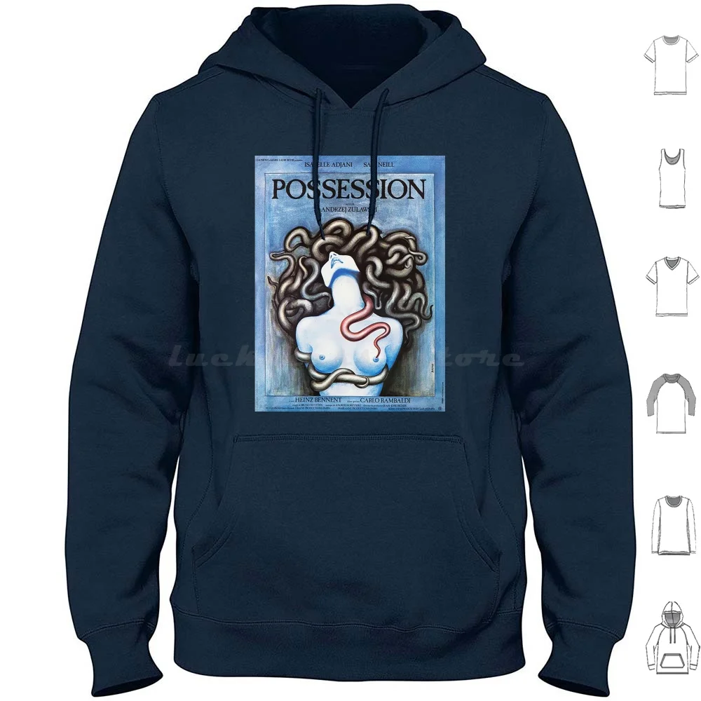 

Possession Movie Poster Hoodie cotton Long Sleeve Movie Film Vintage Movie Classic Movie Classic Film 80S 80S Movie