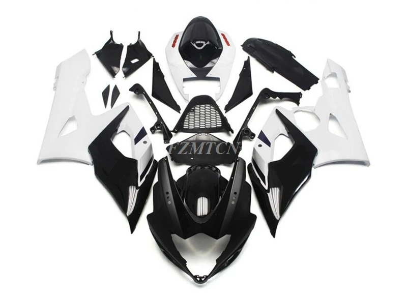 

Injection Mold New ABS Fairings Kit Fit for SUZUKI GSX-R 1000 K5 2005 2006 05 06 Bodywork Set Black White