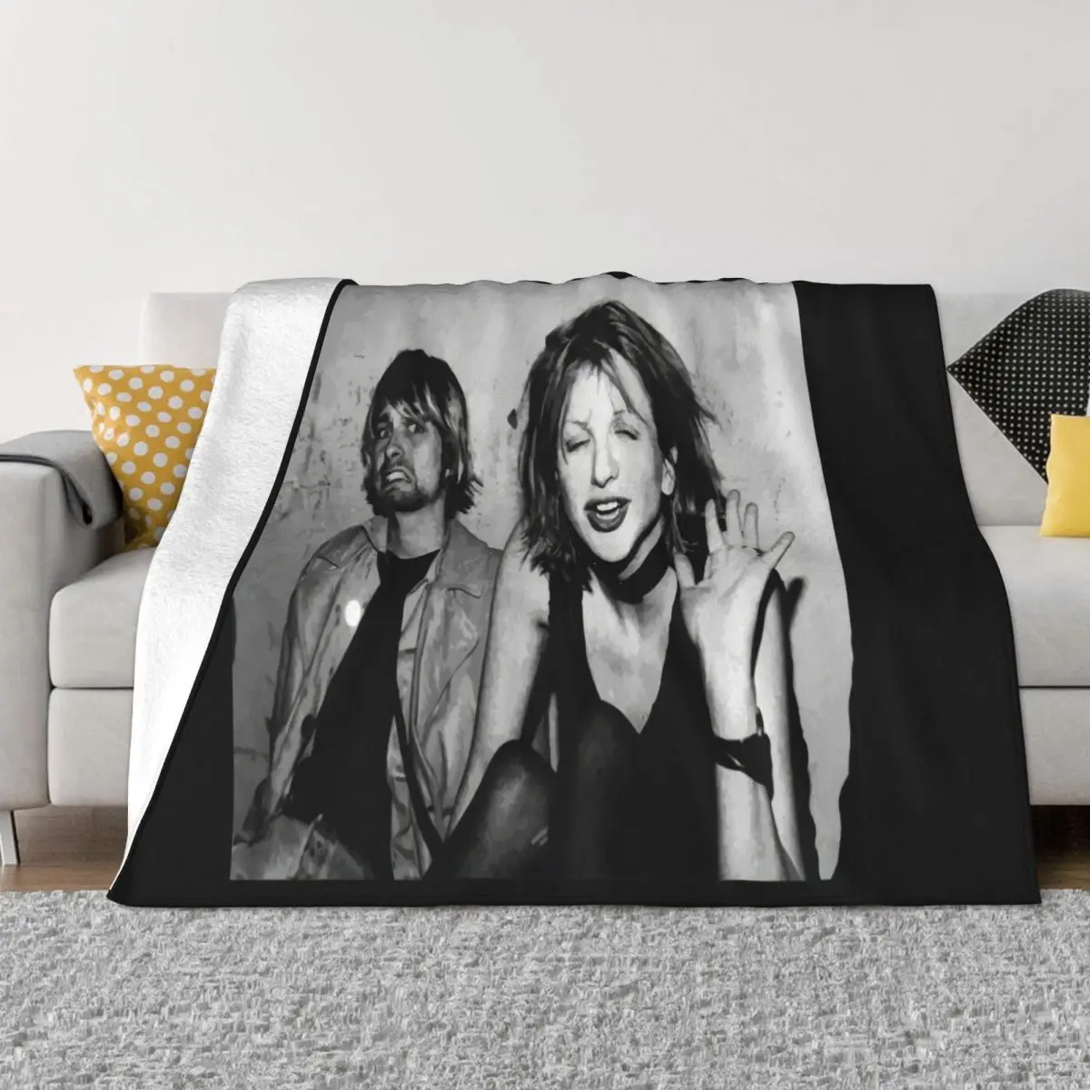 Seatlle Grunge музыкальная сцена Курт и Кортни качалка множество вариантов женский