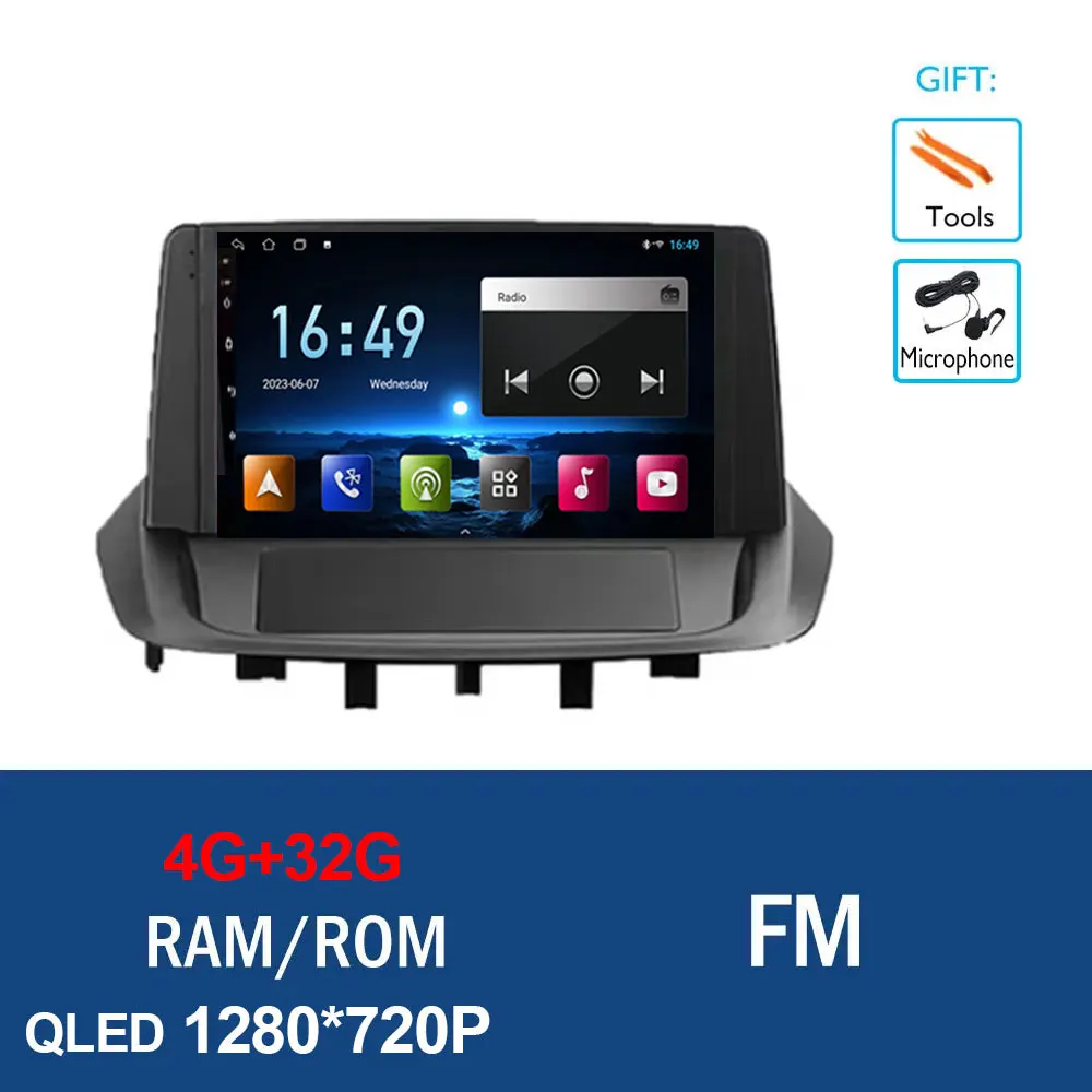 

Android Auto GPS-навигация для Renault Fluence 1 2008-2017 Автомобильный радиоприемник Беспроводной Carplay Bluetooth DSP Wi-Fi 4G lte