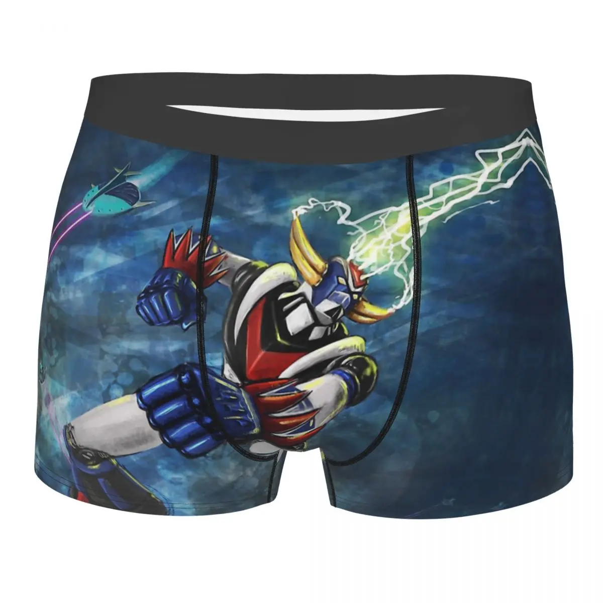 

UFO Robot Grendizer Flat Underpants Breathbale Panties Man Underwear Comfortable Shorts Boxer Briefs