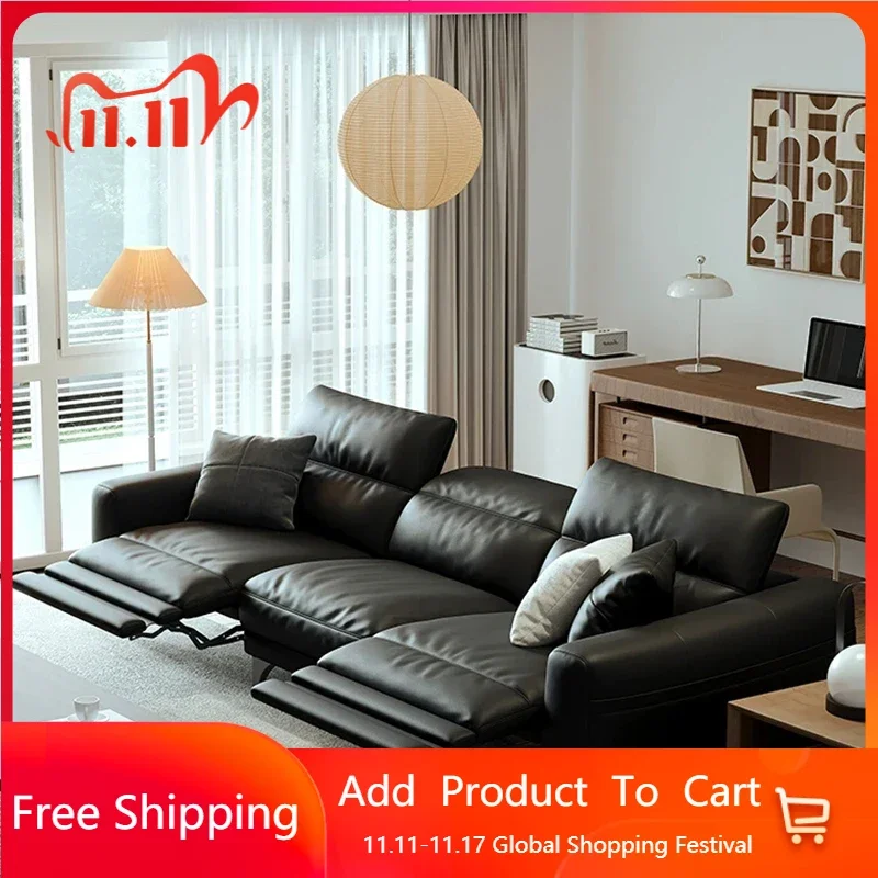 

Multifunctional Office Sofo Massage Living Room Electric Chaise Lounge Sofa Comfortable Leather Occasional Poltrona Furniture