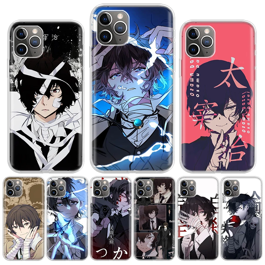 ZBungo Stray Dogs Dazai Silicon Call Phone Case For Apple iPhone 11 13 14 Pro Max 12 Mini 7 Plus 6 X XR XS 8 6S SE 5S Cover Coqu