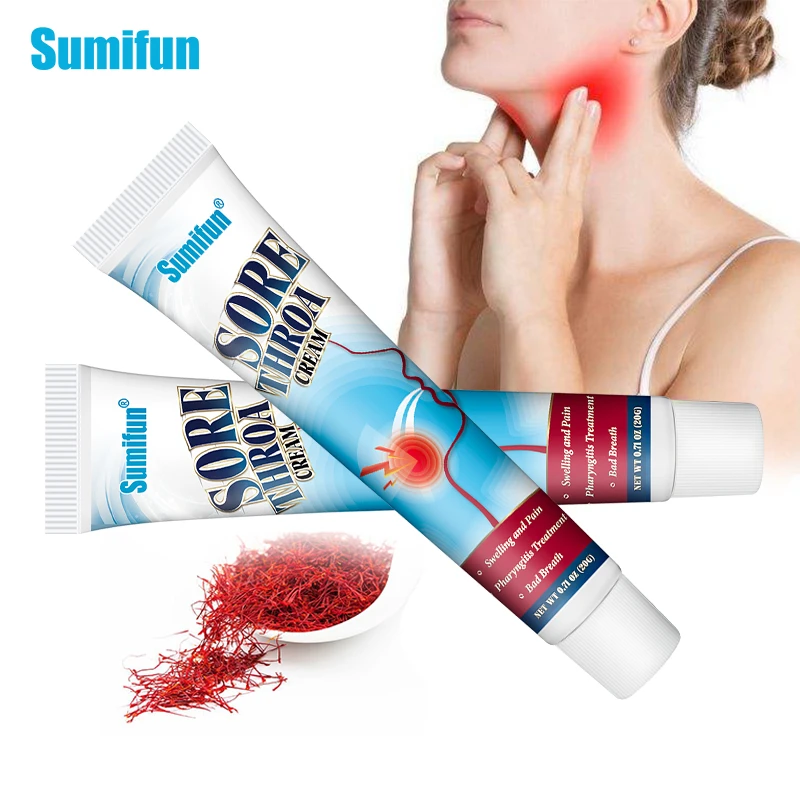 20 г Sumifun Новый крем от боли в горле кашель холодный глоток медицинская мазь