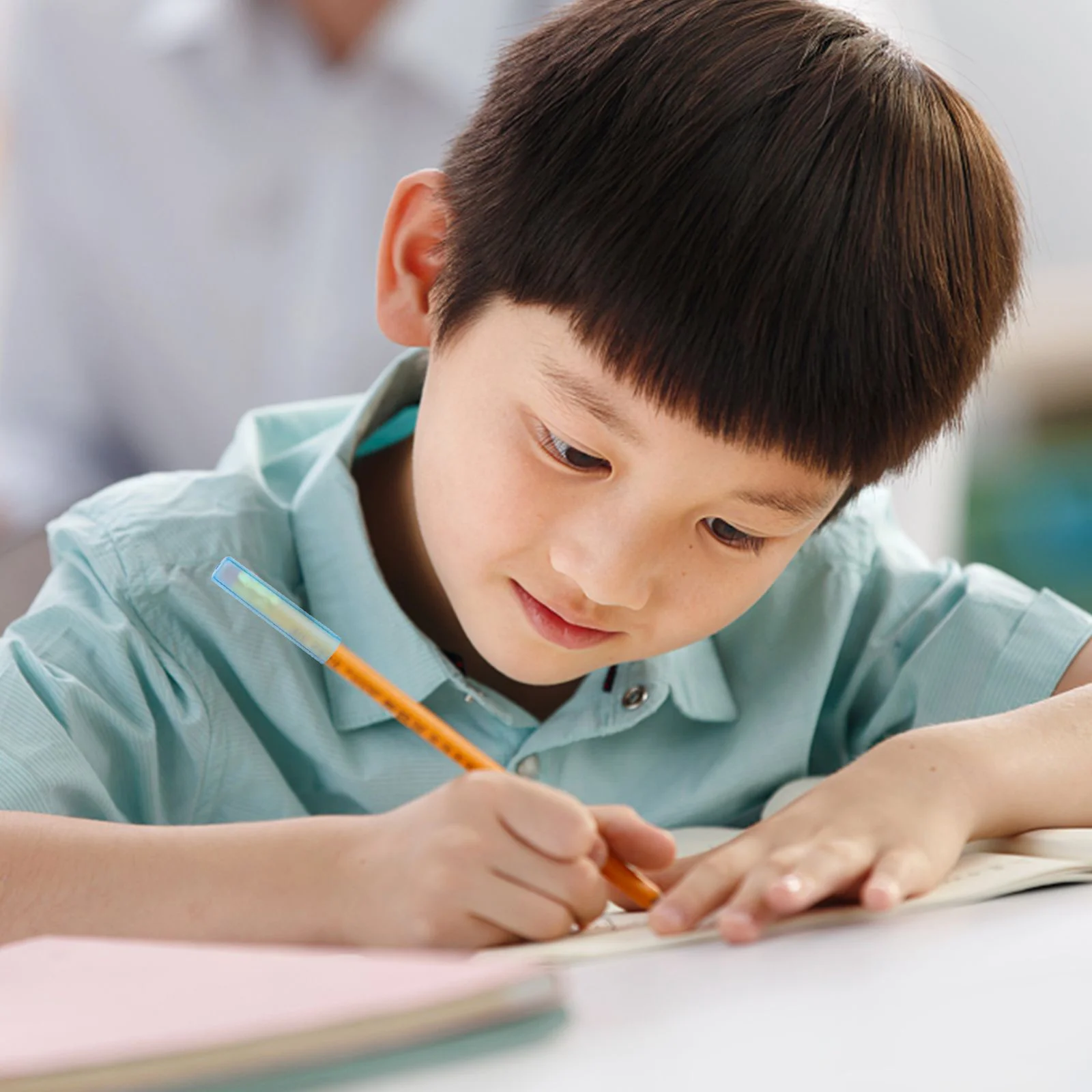 100pcs Pencil Cap Useful Durable Good Transparent Caps Protection | Bags