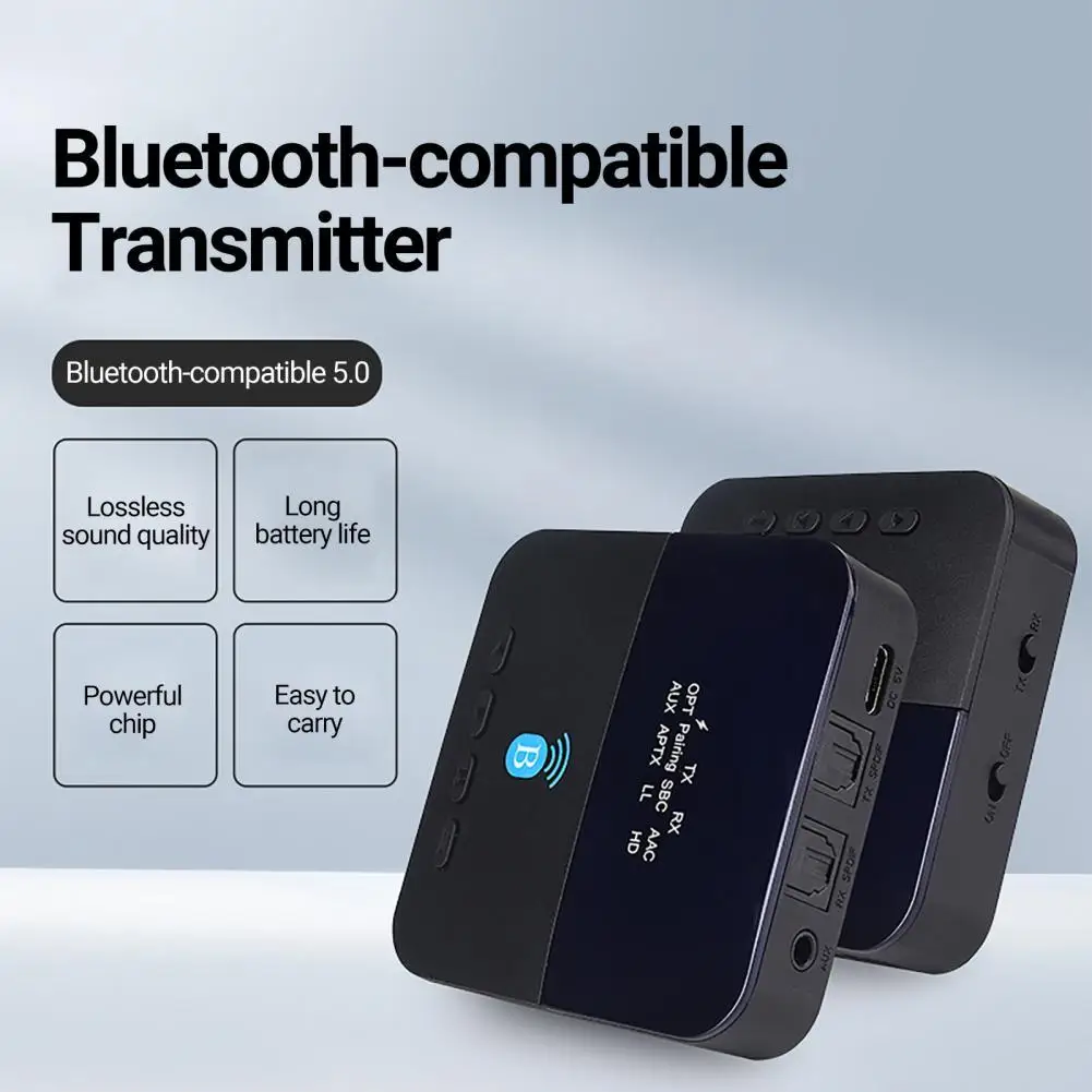 

BTC880 Bluetooth-compatible Transmitter Powerful Professional Low Latency 2 in 1 Bluetooth-compatible Adapter for TV