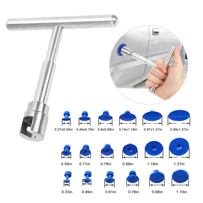 

Инструменты для ремонта вмятин на автомобиле Набор для ремонта кузова автомобиля, набор для удаления вмятин без покраски кузова автомобиля...