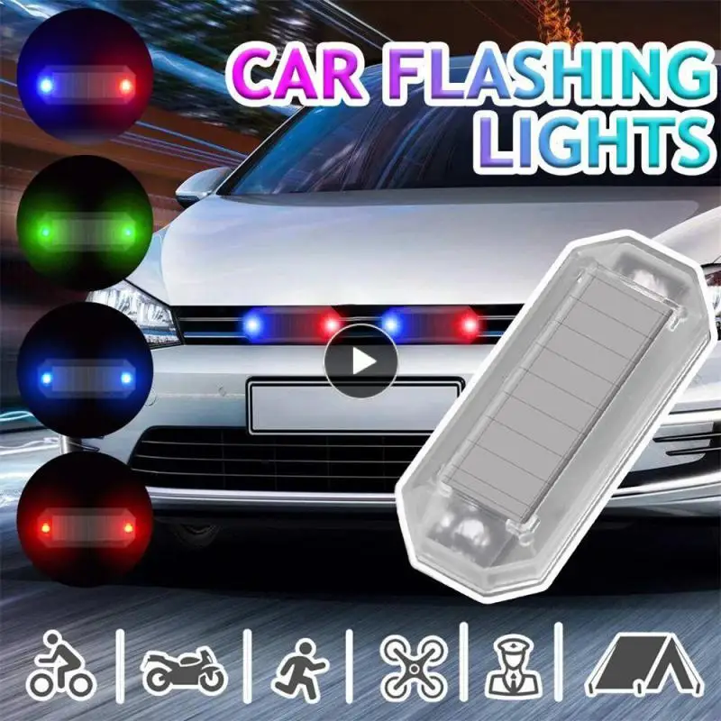 

Nocturnal Warning Light Highlight Solar Energy Prompt Night Rear-end Collision Prevention Do Not Fall Off Eye-catching Onboard