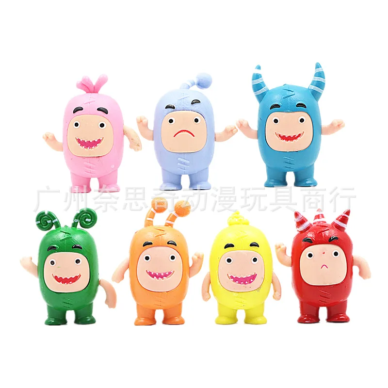 

7 qibaos, милая игрушка в форме сердца с пузырьковой головкой