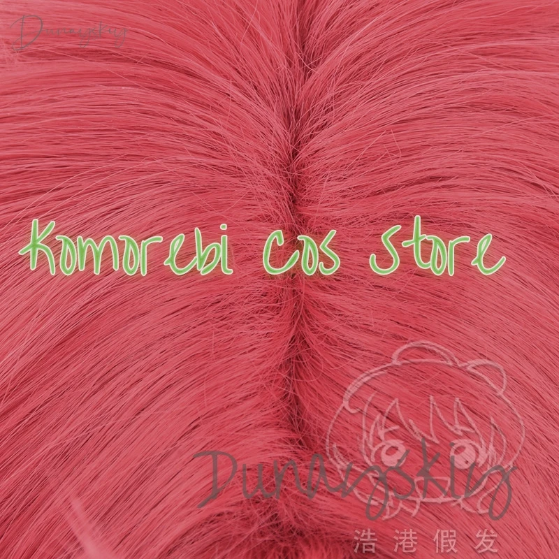 Аниме Dandadan Jin Enjoji парик для косплея Jiji красные серьги с короткими волосами