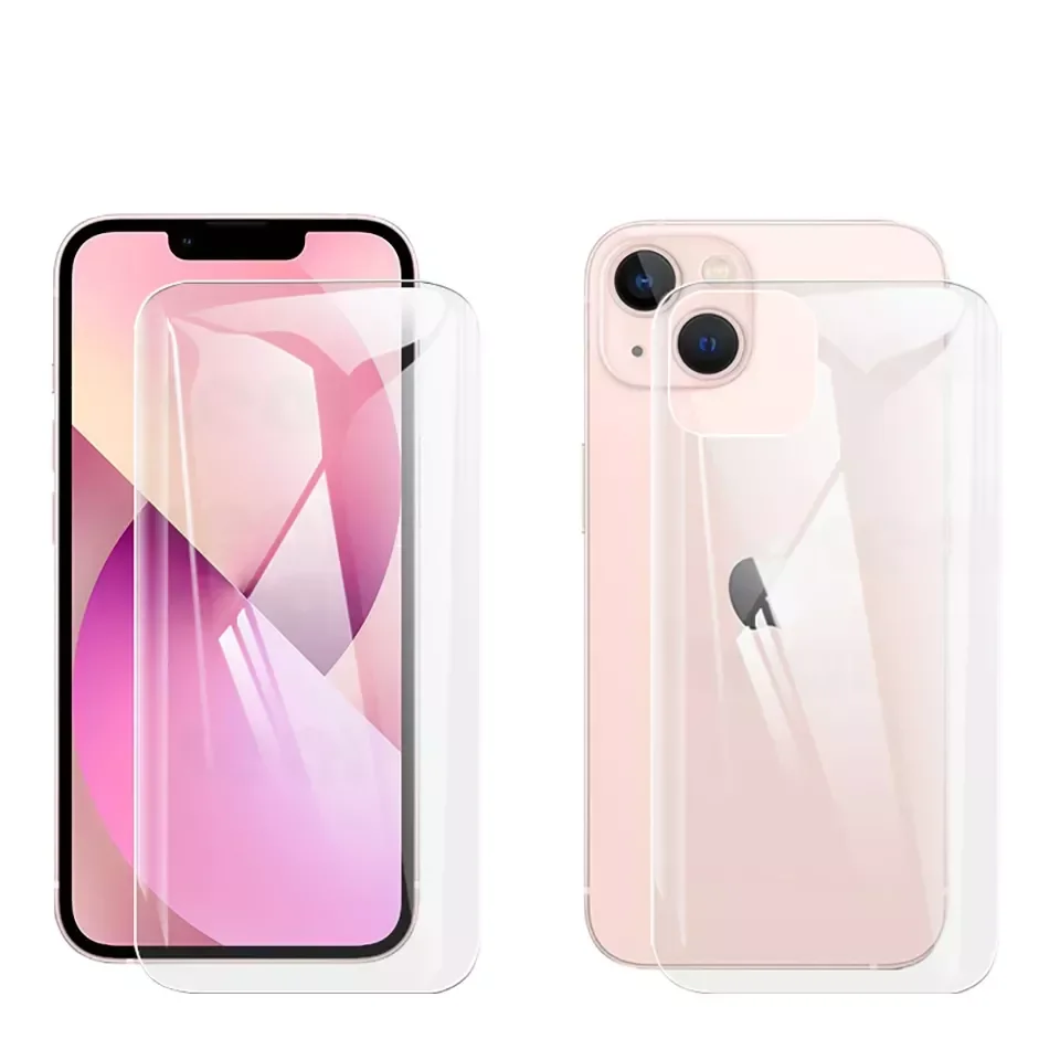 

Portable For iPhone 13 11 12 Pro MAX mini Soft Screen Protector XS MAX XR X 7 8 6 6S Plus SE 2 Back Not-GlassFull Cover Hydroge