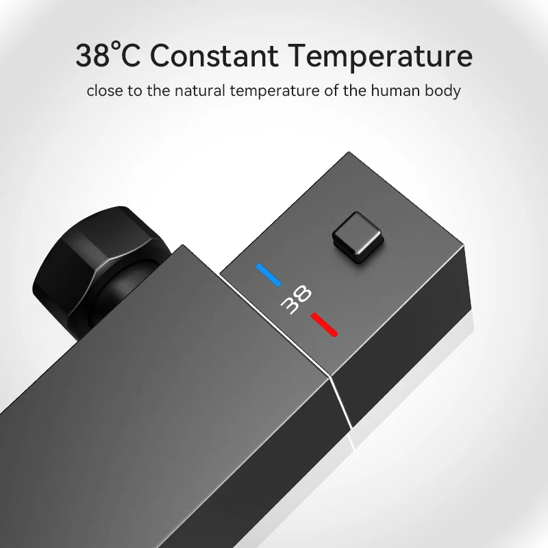 Артериальный термостатический смеситель латунный для душа ванной комнаты