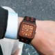 Casual Fashion Quartz Watch Mens Unique Square Wooden Watches Male Automatic Date Simple Design Clock relogio masculino hombre Other Image