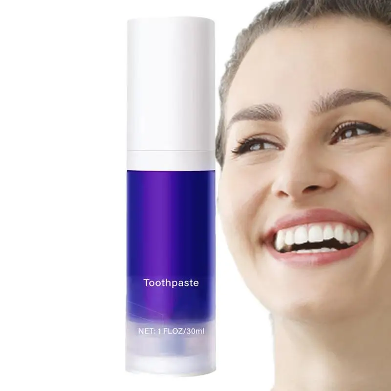 

Tooth Color Corrector Sensitive Teeth Toothpaste Purple Tooth Color Corrector 1 Fl Oz Effective Tooth White Enamel Care