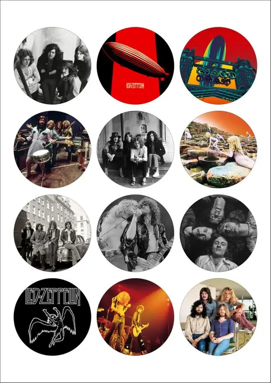 Наклейки стикеры Led Zeppelin Лед Зеппелин №2 | Дом и сад