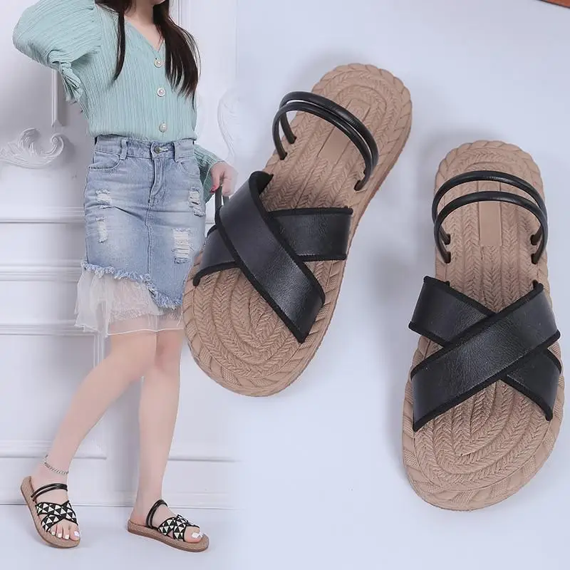 Женская обувь модная крутая пляжная женская большие размеры пластиковые