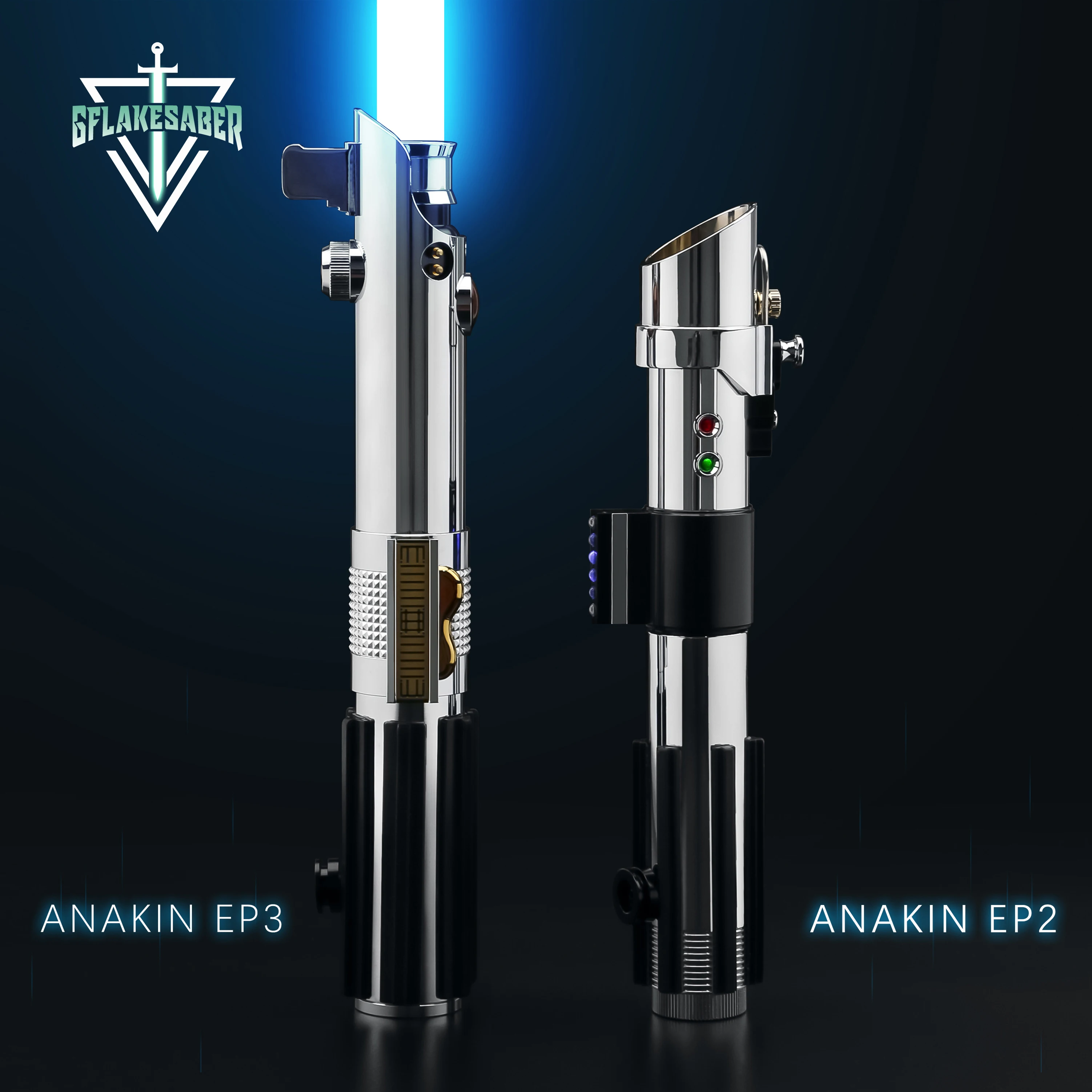 

TXQSABER Anakin EP2 EP3 Lightsaber SNV4 Proffie2.2 Heavy Dueling Light Sword Metal Hilt Smooth Swing Laser FOC Force Cospaly Toy