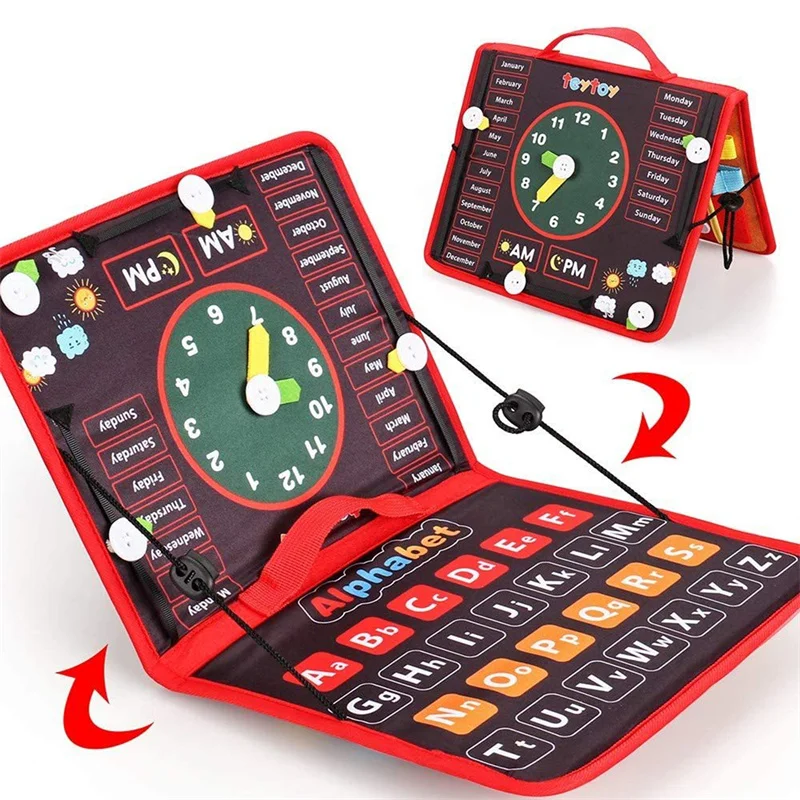 

Детские игрушки Монтессори, детская занятая доска с пряжкой для обучения, необходимая развивающая сенсорная доска для малышей, умное разви...