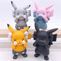 pok%c3%a9mon anime figures kawaii pikachu trendy statue kawd sesame street collection toys for children room decoration ornaments