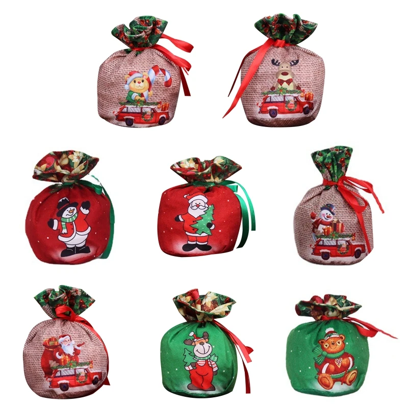 

Party Bag Christmas Party Bag, Xmas Gift Bag Christmas Decor Bag, Xmas Candy Bag