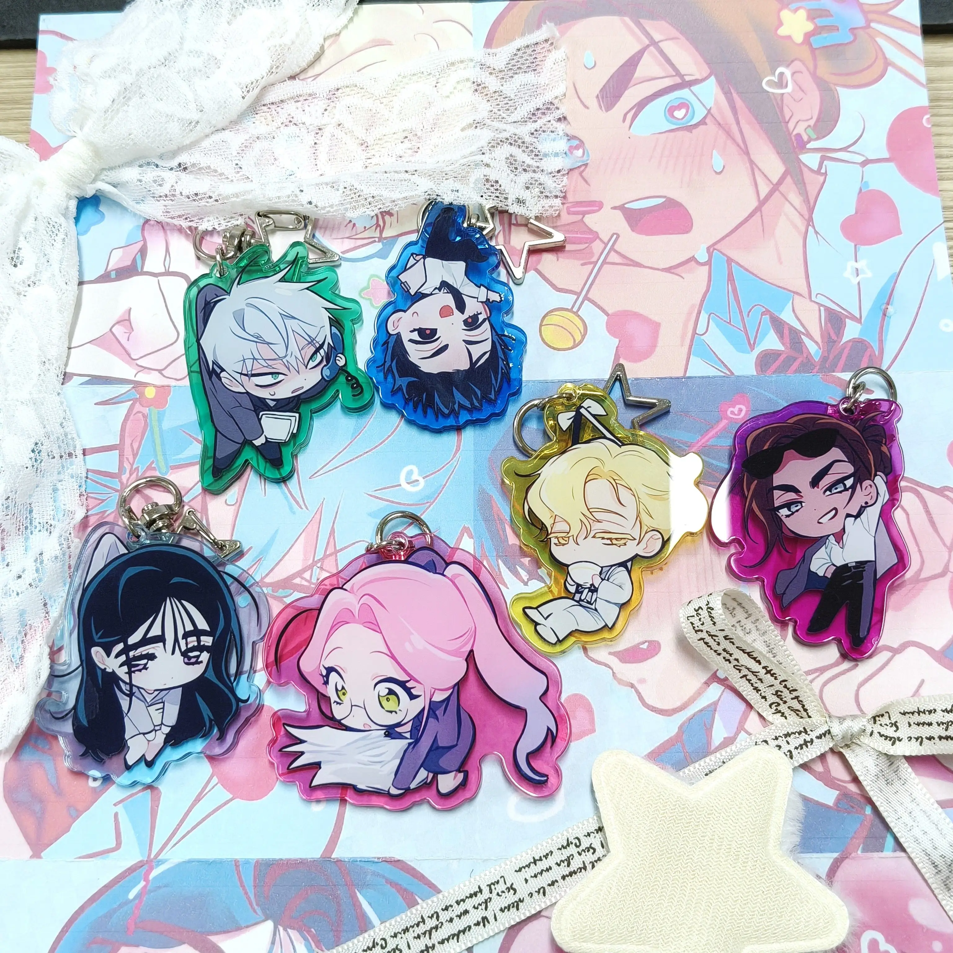 Alien Stage Mizi Sua косплей Fangoods аниме брелок Till Ivan Hyuna Luka акриловые подвески брелок украшения подарок (art.: 3920d49ce017d) - 3920d49ce017d