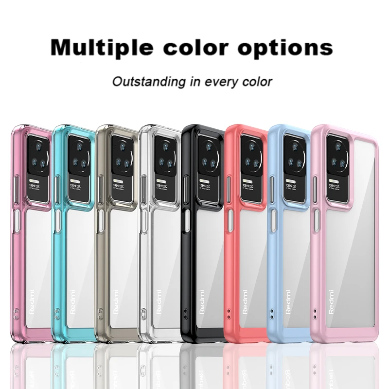 

For Xiaomi POCO F4 Case Luxury Silicone Clear Bumper TPU Shell Back Shockproof Case For POCO F4 Cover For POCO X4 GT F4 Case