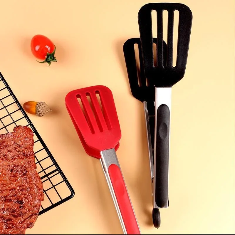 1 шт. силиконовые щипцы для барбекю зажим кухонные зажимы пищевые кухонный