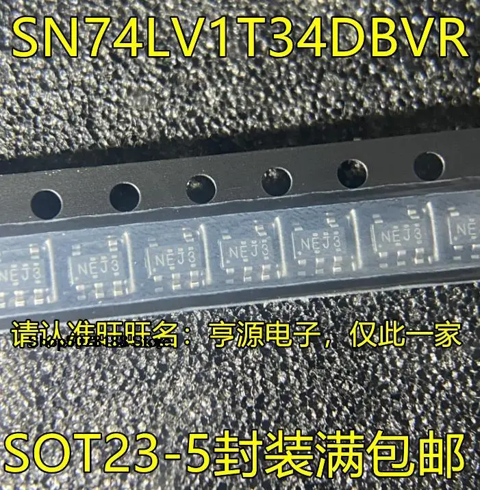 

10 шт., SN74LV1T34 SN74LV1T34DBVR NEJ3 NEJJ