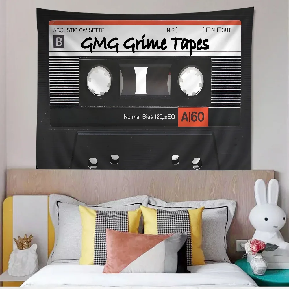 Ретро-кассета музыкальная лента подвесной богемный гобелен Таро хиппи настенные