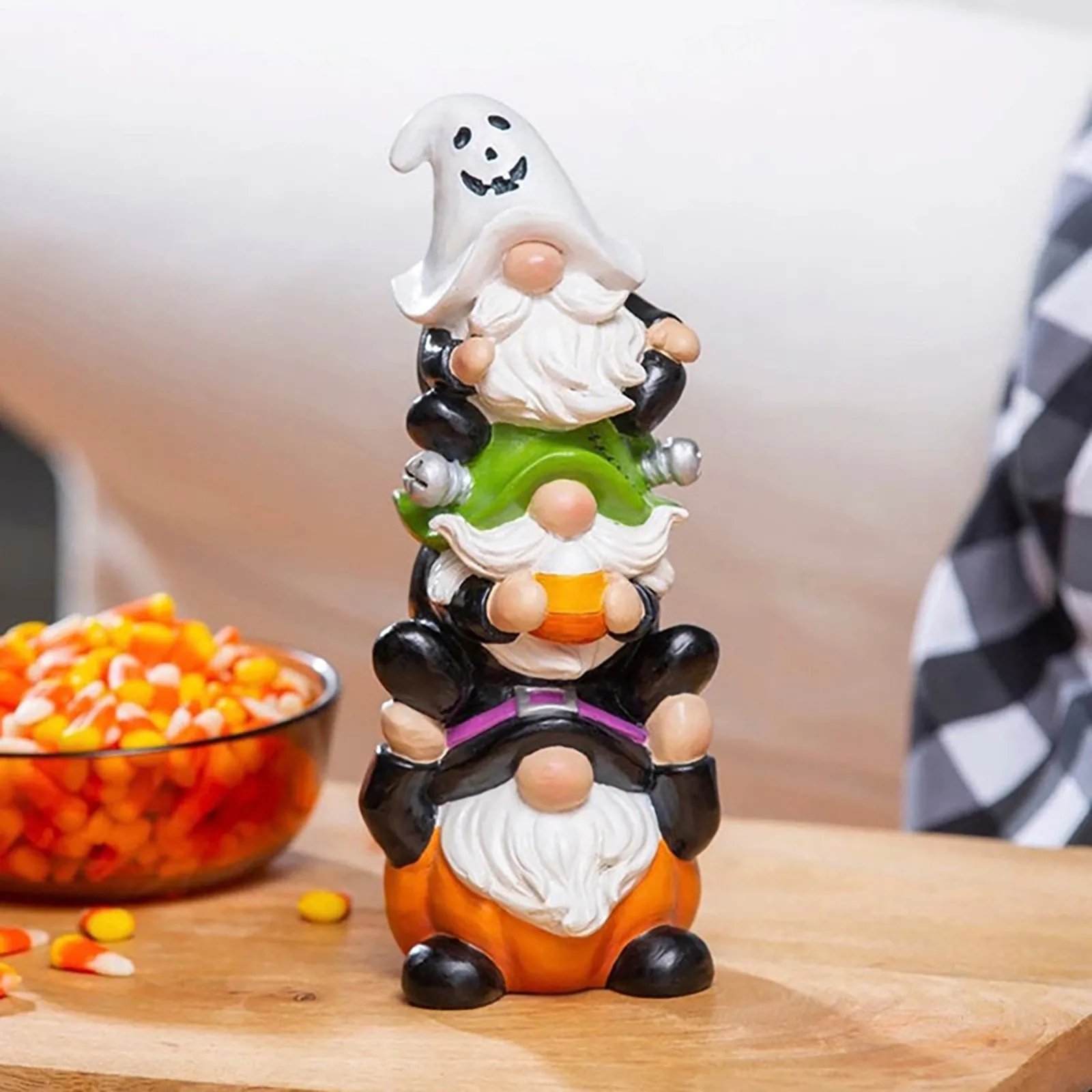 

Christmas Snowflake Ornaments Christmas Snowflake Ornament Christmas Small Ornaments Halloween Stacked Arhat Gnome Statue Resin
