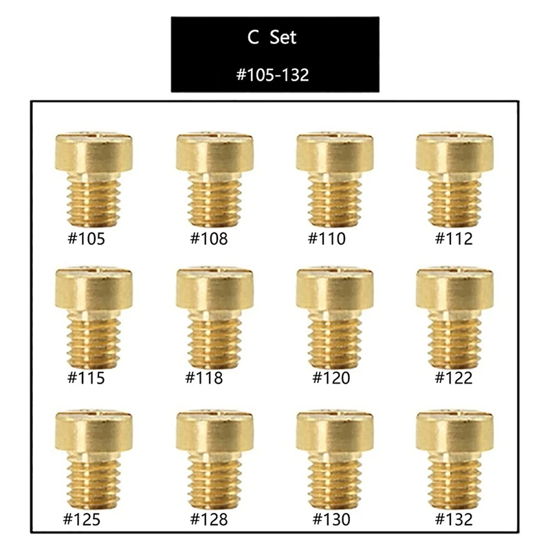 Карбюратор 5 мм для Vm22 Vm24 Vm26 125 150 Main 105-132 12 шт.
