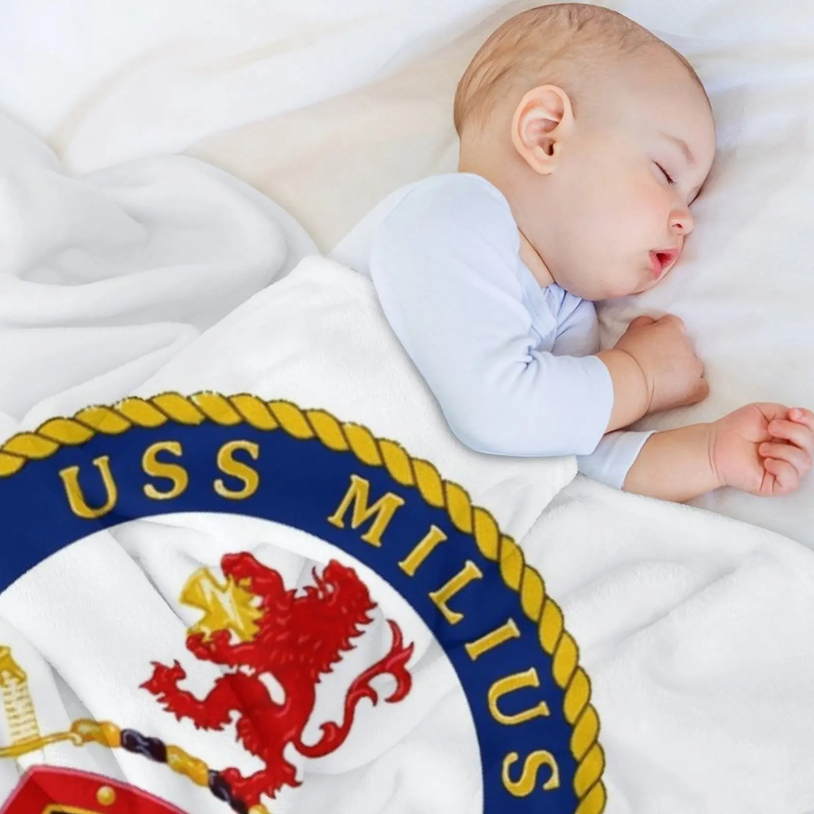 DDG-69 USS Milius Crest красивое пляжное одеяло