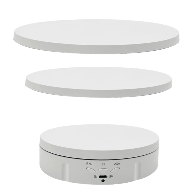 

3 in 1 5V Electric Rotating Display Stand Turntable Photographic Video