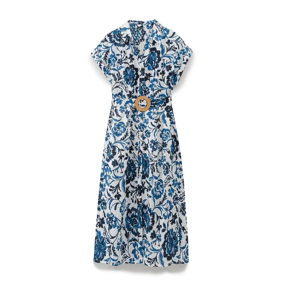 PB &amp ZA женское осеннее новое модное облегающее платье 2024 винтажное повседневное