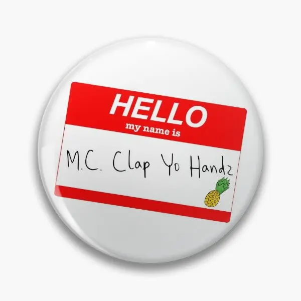 Стимуляция психоделического происшествия именная бирка Mc Clap Yo мягкая булавка