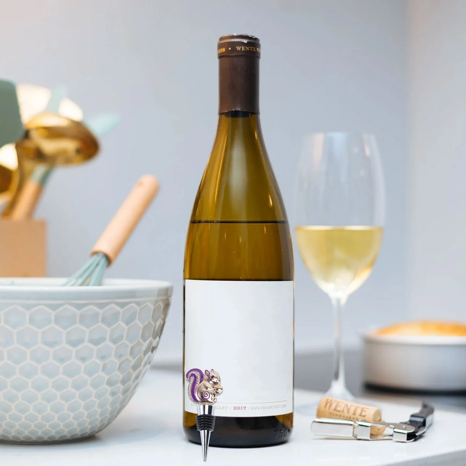 Пробки для белки креативная пробка со стразами пробки бутылок из сплава