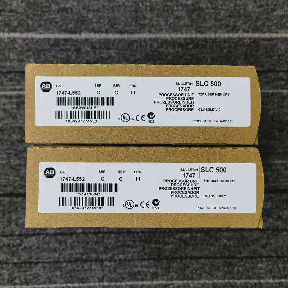 

Новый заводской герметичный контроллер ЦП AB 1747-L552 /C SLC 500 SLC 5/05 32K