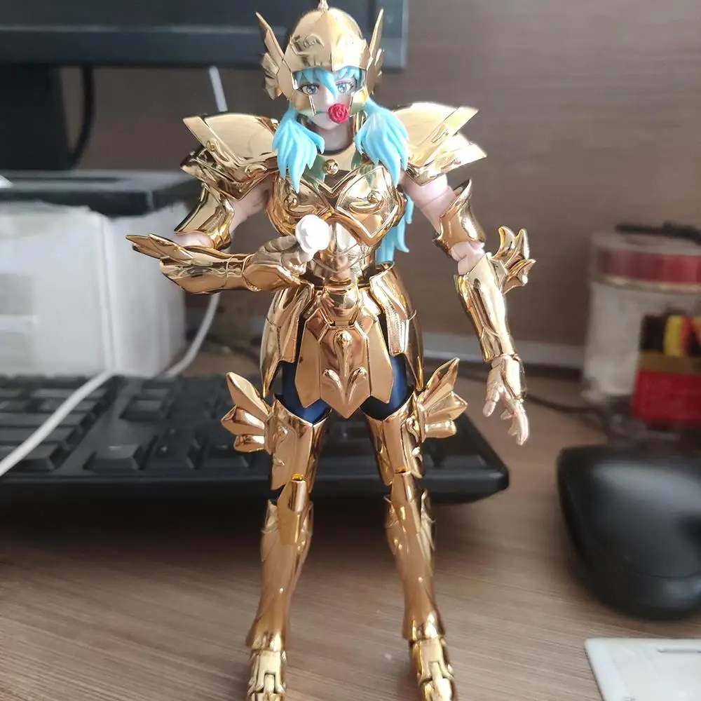 Gold Pisces Milo Anime Version-24k Version Mc Model In Stock
