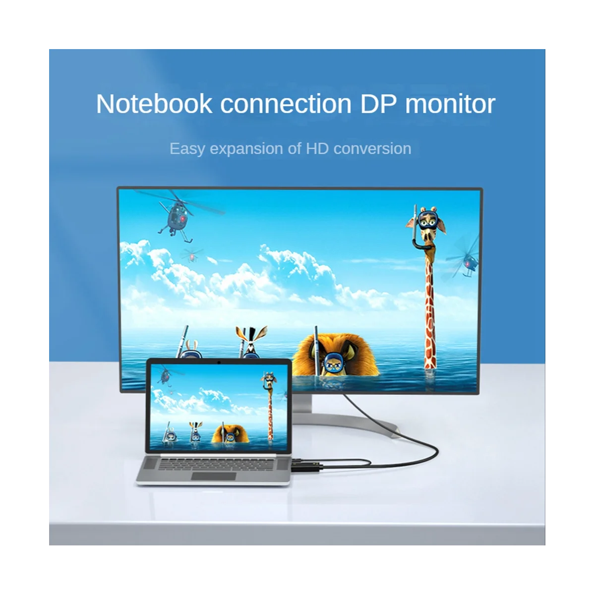 Кабель-преобразователь 4K @ 60Hz HDMI-совместимый к DP