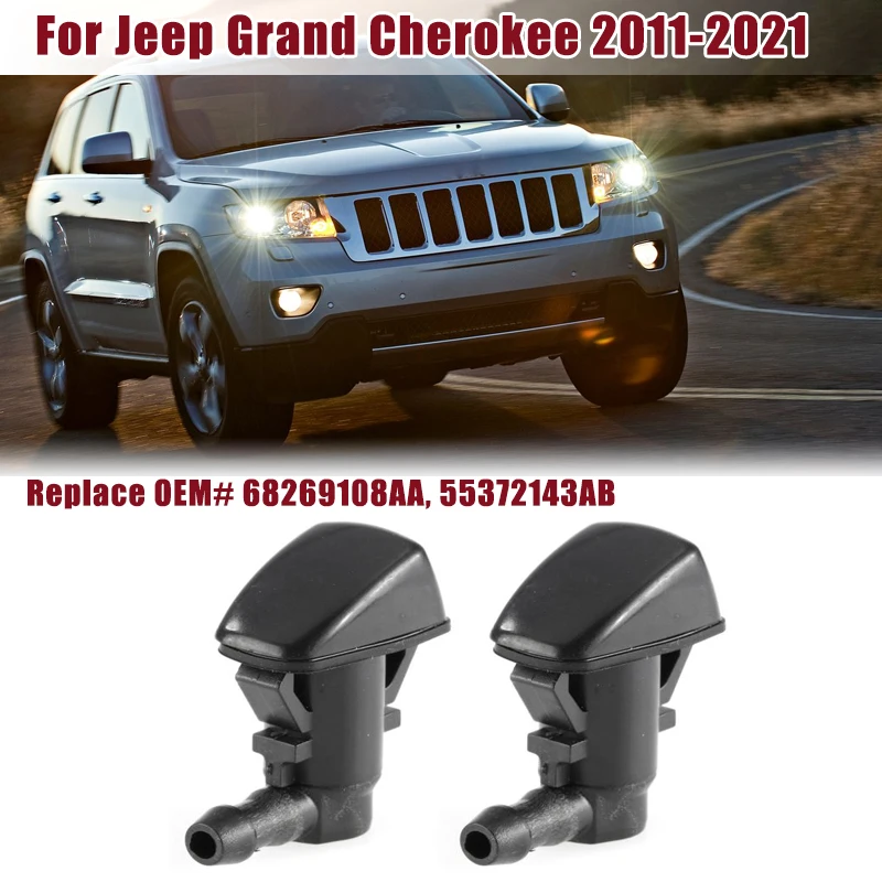 

Форсунка омывателя переднего стекла, форсунка стеклоочистителя для Jeep Grand Cherokee для Dodge Grand Caravan/Durango # 68269108 АА 55372143 АБ