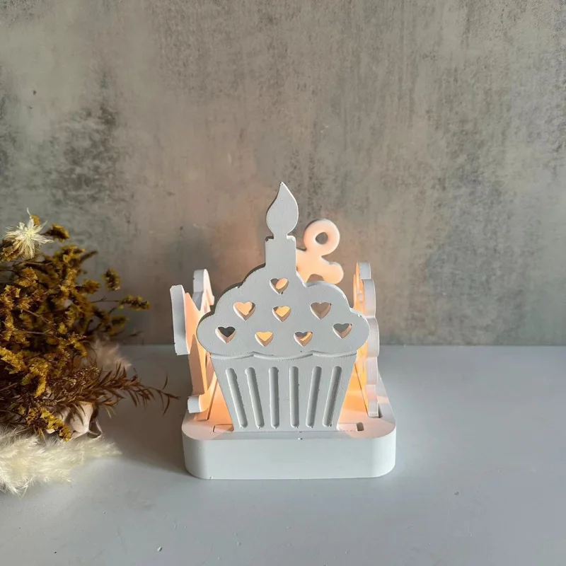 Свеча для торта Троянская подставка подсвечника Лодка Анчо Четыре отверстия