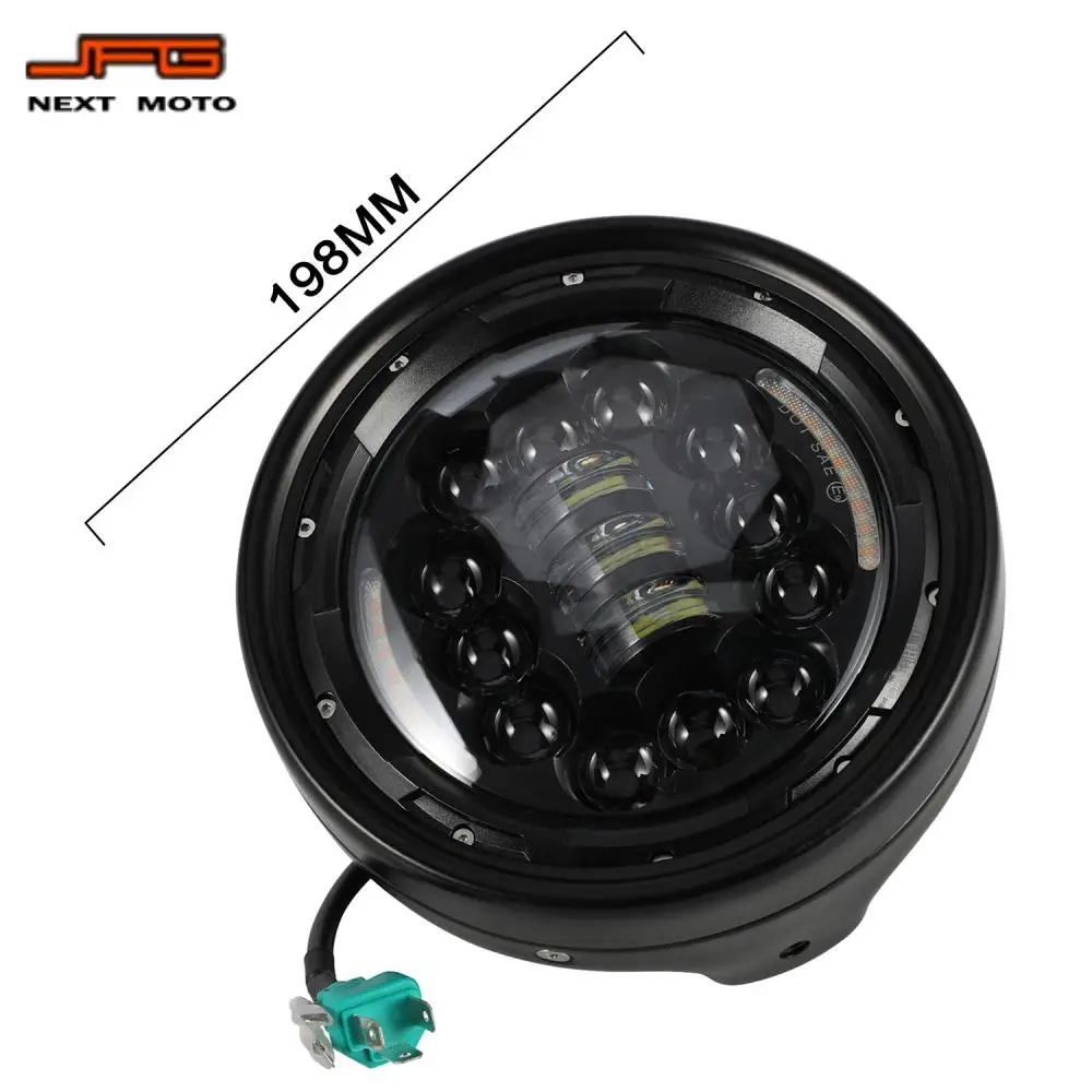 Универсальный Головной фонарь светодиодная фара для мотоцикла с кронштейном