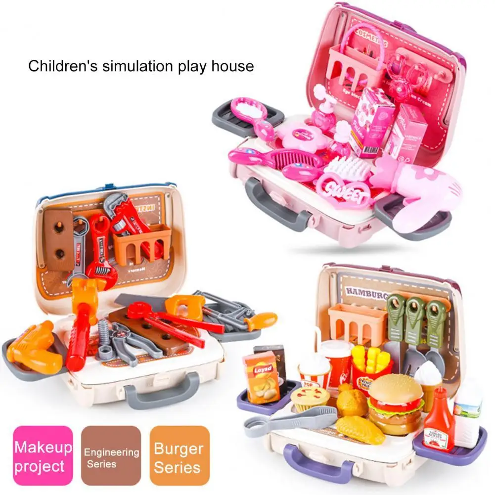 

with Hand Strap Excellent Medicals Kit Cosmetic Simulation Play Toy Eco-friendly Pretend Play Kit Scentless for Gift