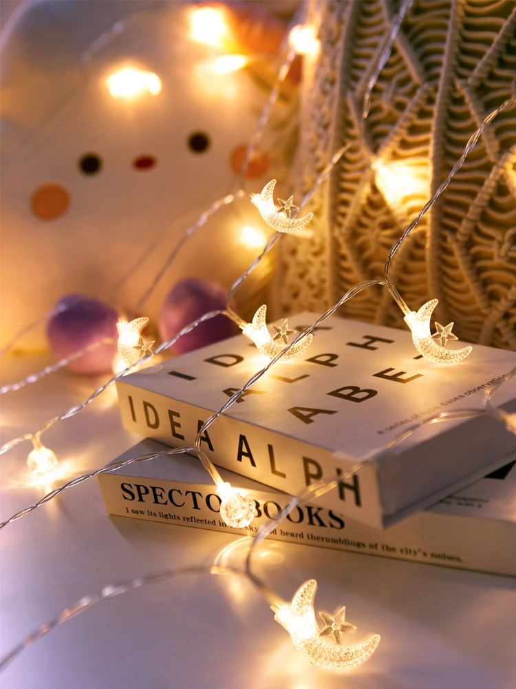 

СВЕТОДИОДНАЯ Гирлянда в виде Луны с пузырьковыми шариками для свадьбы вечеринки дома улицы праздничного украшения