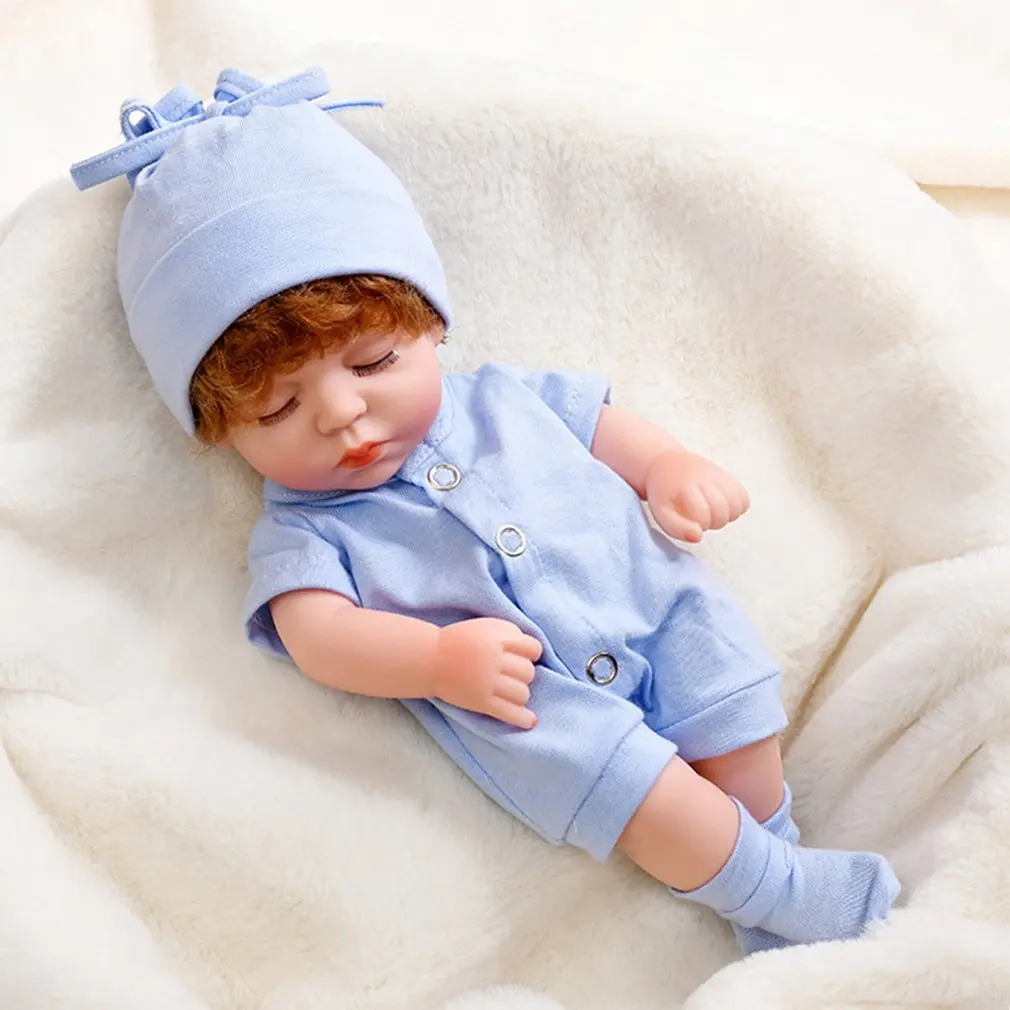 

30cm Simulation Doll Durable Realistic Rebirth Vinyls Doll Bath Dress Up Doll Infant Children's Playmates Toy