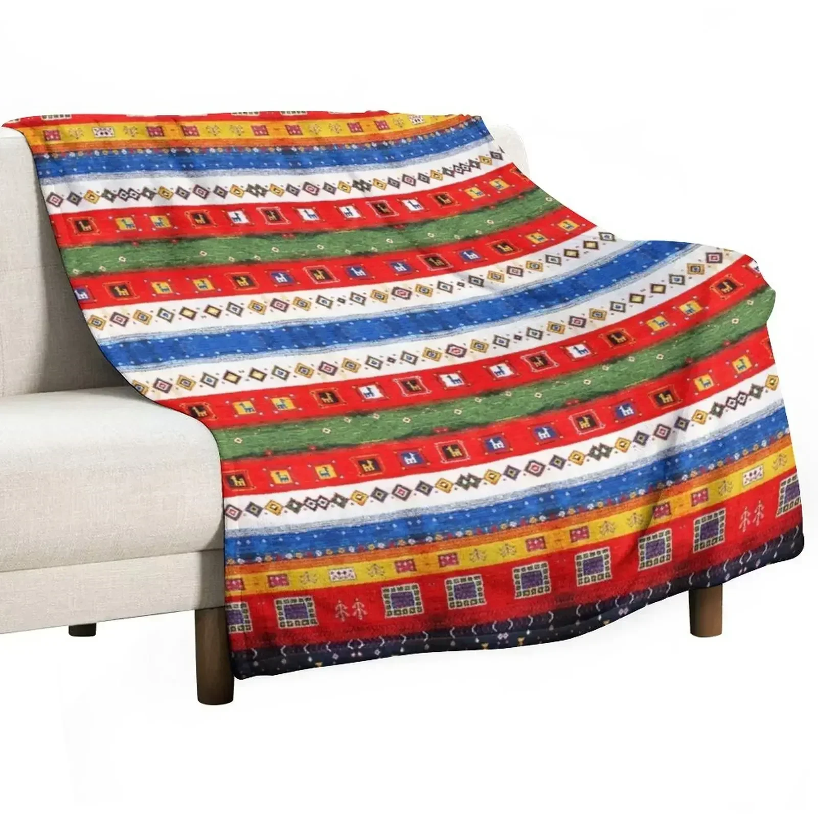 Цветное Андалузское традиционное марокканское винтажное одеяло с